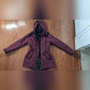 ‼️SAVE $100+‼️XOXO Maroon Quilted Puffer Jacket